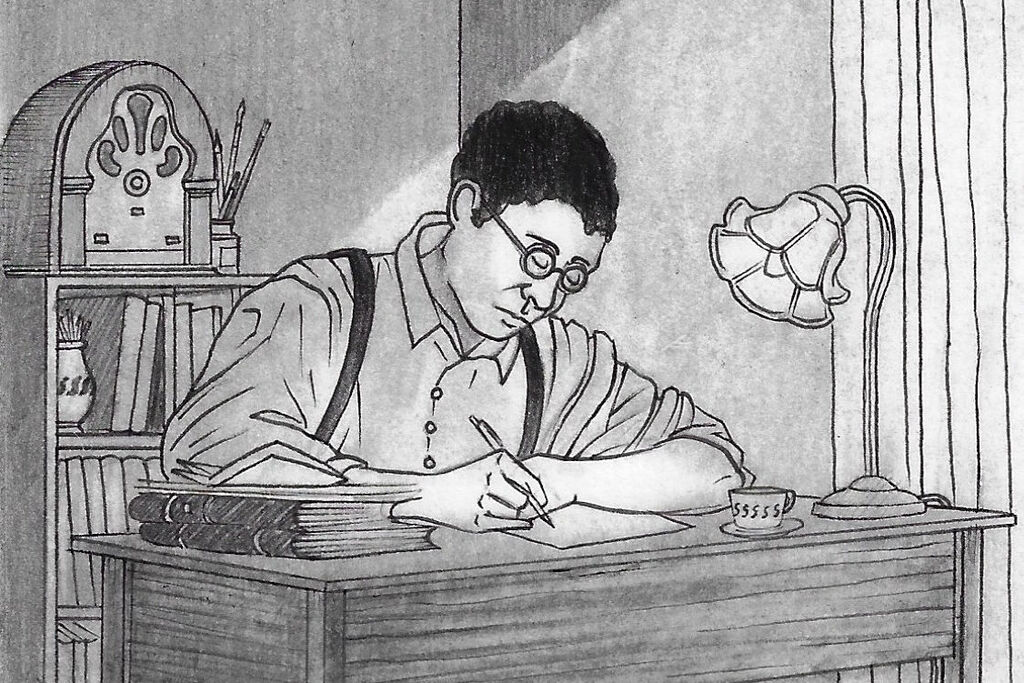  Presentación da banda deseñada  <em>Castelao en Pontevedra (1916-1936)</em>, de Miguel Pérez Ramudo