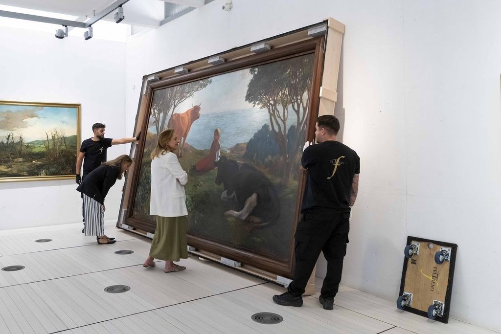  O Museo de Pontevedra incorpora á súa exposición permanente “Pastoral” de Francisco Lloréns, cedida polo Prado
