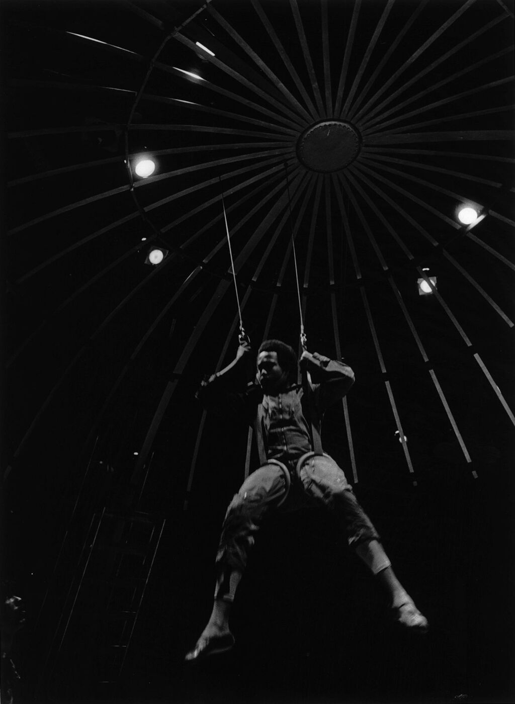 Representación de El hombre y la mosca, obra de Ruibal, nos Estados Unidos, 1971. AJR