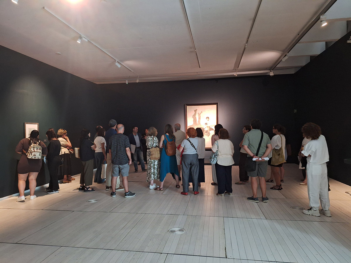  Máis de 6.700 persoas visitaron ‘A derradeira leición do mestre’ de Castelao no seu primeiro mes exposto no Museo de Pontevedra